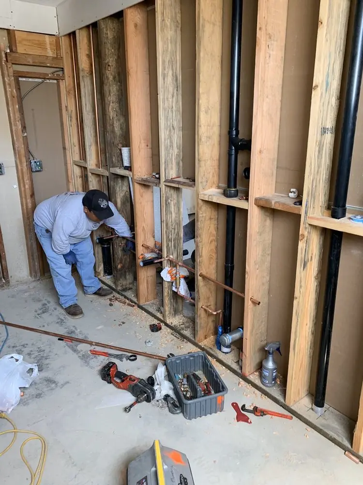 Commercial rough-in plumbing for Water Heater Replacement in Dillingham